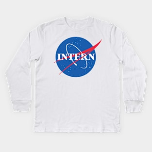 Intern - NASA Kids Long Sleeve T-Shirt